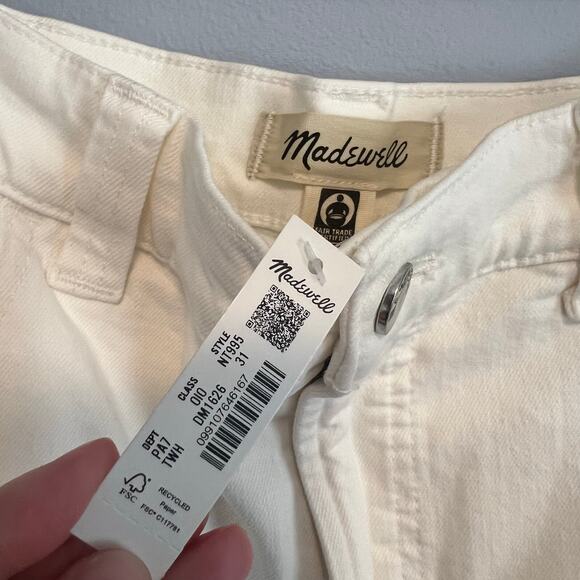 Madewell The Perfect Vintage Wide Leg Crop Jean NWT sz 31 - Picture 5 of 7